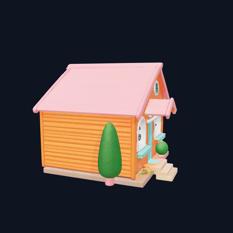 Cozy Cottage Vibrant model pack
